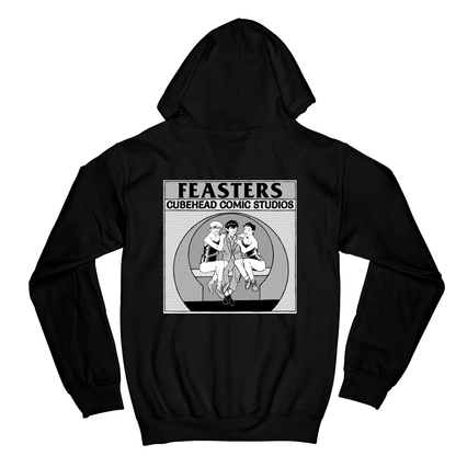 Zip Hoodie - Black - back