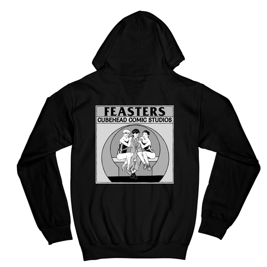 Zip Hoodie - Black - back